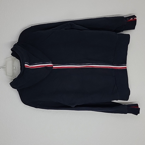 Thom Browne men's stripe hoodie cettire navy blue size 3 - Picture 9 of 15